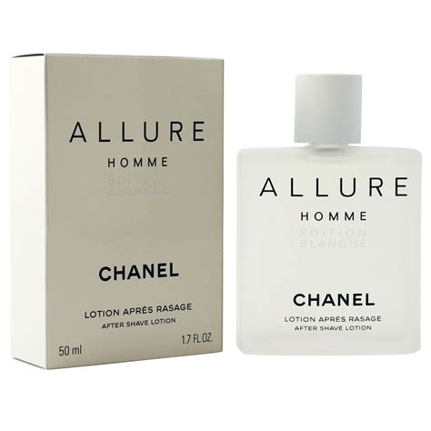 chanel allure blanche aftershave